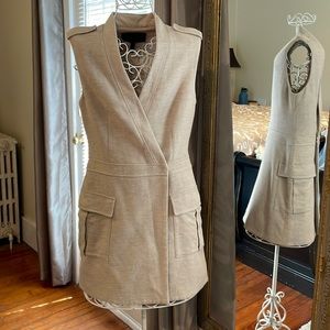 Short, low neck dress